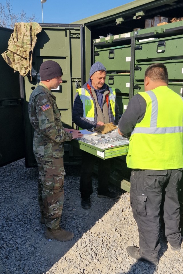 $20 million in APS-2 repair parts, tools and supply items accounted for then delivered to ABCT