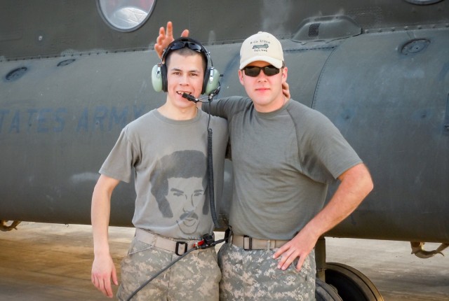 Iowa aviation Soldiers sport &#34;All Night Long&#34; apparel