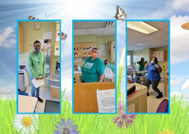 Some of our great child care workers at the Bryant Child Development Center.