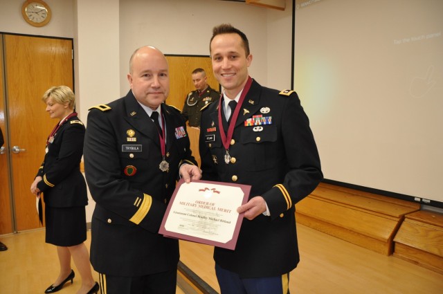 Army Lt. Col. Bradley Ritland inducted in the Order of Military Medical Merit