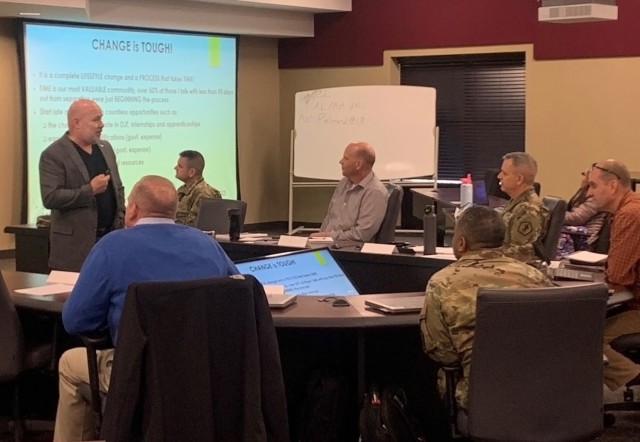 Fort Knox TAP hosts unique transition workshop for retiring senior military leaders
