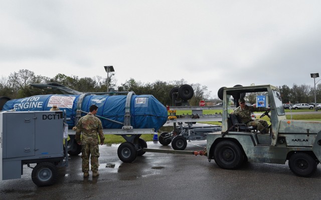 The Louisiana National Guard’s 159th Fighter Wing conducted a predeployment exercise March 10-12, 2022, to measure the wing’s readiness. (Louisiana National Guard)