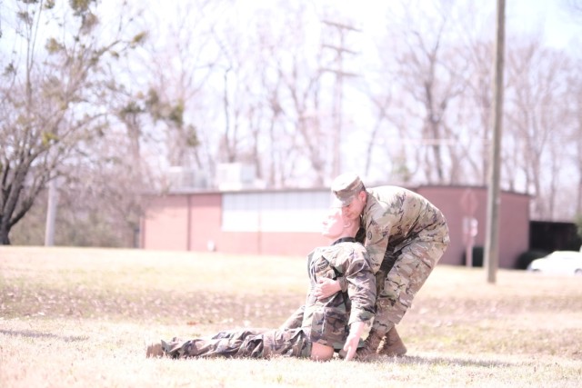 Transportation Soldiers compete in Soldier of the Quarter competition