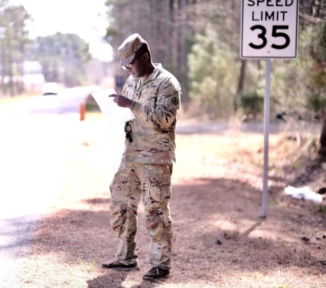 Soldiers conduct land navigation training at Fort Eustis 