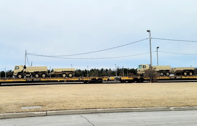 485th Engineer Company rail operations at Fort McCoy