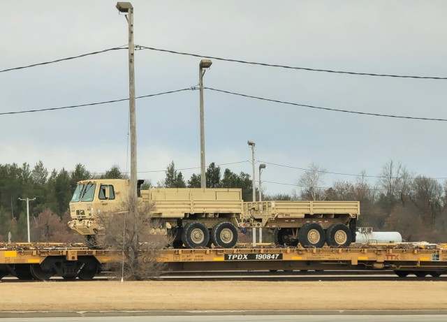 485th Engineer Company rail operations at Fort McCoy