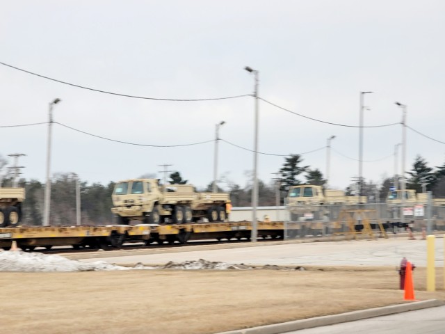485th Engineer Company rail operations at Fort McCoy