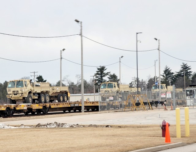 485th Engineer Company rail operations at Fort McCoy
