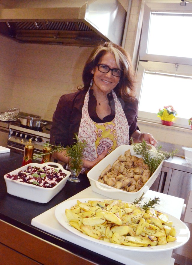 Guest chef prepares spring meal for garrison newcomers