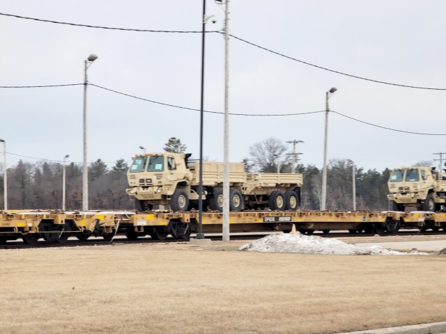 485th Engineer Company rail operations at Fort McCoy