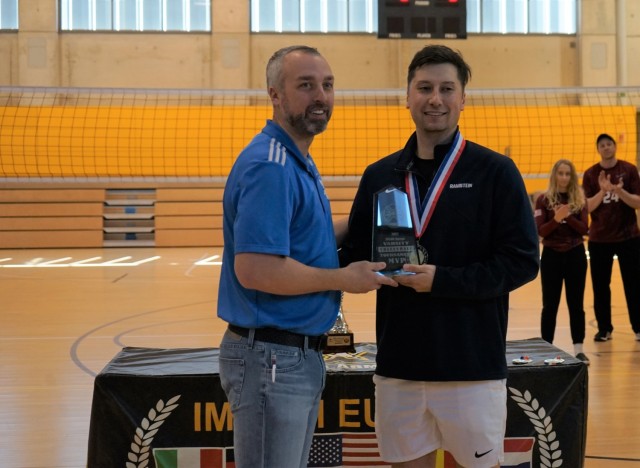 Ramstein spikes Aviano to win IMCOM-E Varsity Volleyball Tournament
