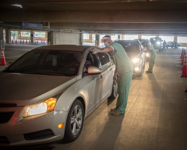 BAMC Drive-Through COVID Test Site