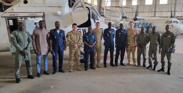 Vermont Army National Guard rotary-wing pilots with 86th Troop Command conducted an aviation exchange with Senegalese Air Force pilots March 13-19, 2022. During the exchange, part of the State Partnership Program, the pilots discussed aviation safety and visited Senegalese Air Force facilities.