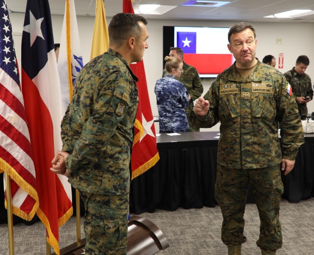 USASAC welcomes highest ranking Chilean Army officer