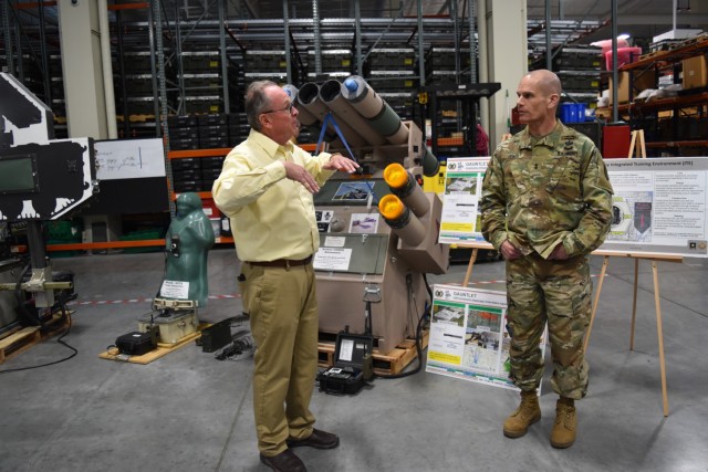 Installation Management Command deputy commanding general visits Fort Riley