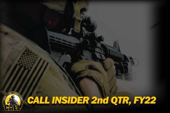 CALL Insider Newsletter 2nd QTR, FY22