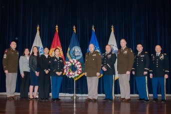 Service members, Civilians and Veterans recognize NSSC’s Medal of Honor Recipients in ceremony