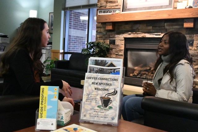Coffee Connections brings together members of the Fort Drum community