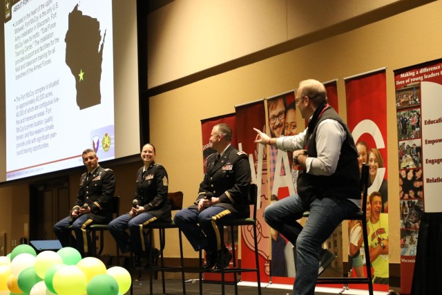 Fort McCoy leaders speak at Wisconsin Student Leadership Conference