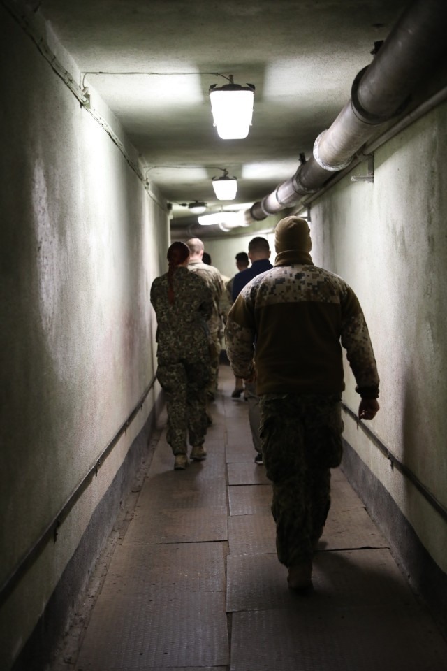 Viper Soldiers tour former top secret Soviet nuclear bunker