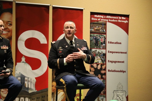 Fort McCoy leaders speak at Wisconsin Student Leadership Conference