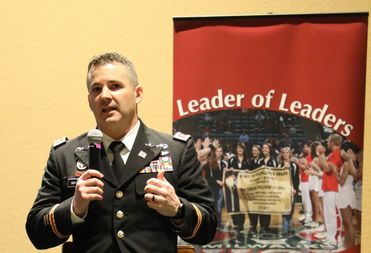 Fort McCoy leaders speak at Wisconsin Student Leadership Conference ...