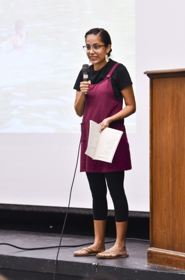 Kathy Jetñil-Kijiner Visits Ebeye, Kwajalein