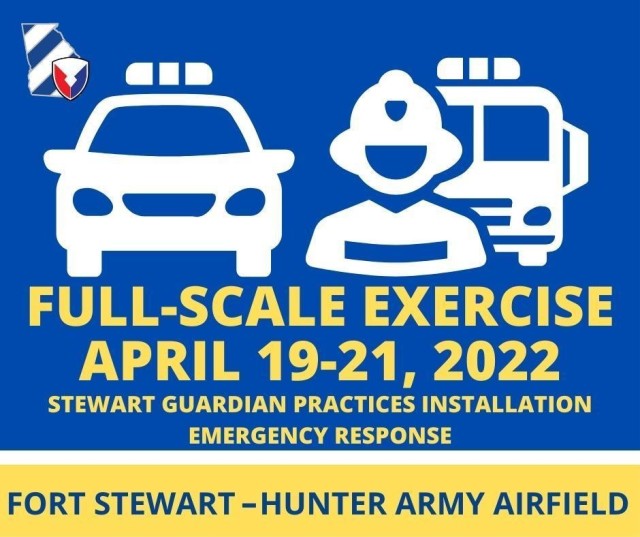 Anticipate ACP traffic delays, increased emergency response during Stewart Guardian exercise