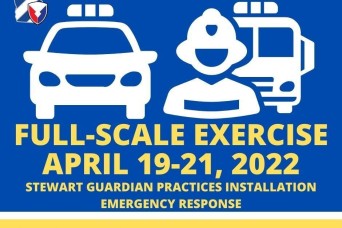 Anticipate ACP traffic delays, increased emergency response during Stewart Guardian exercise