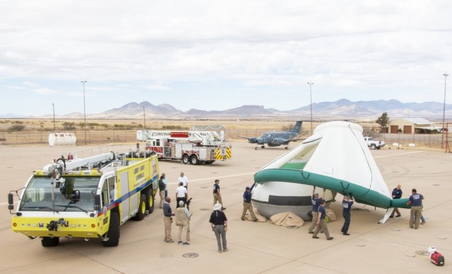 Fire Department, EPG, Boeing rehearse spacecraft emergency landing 