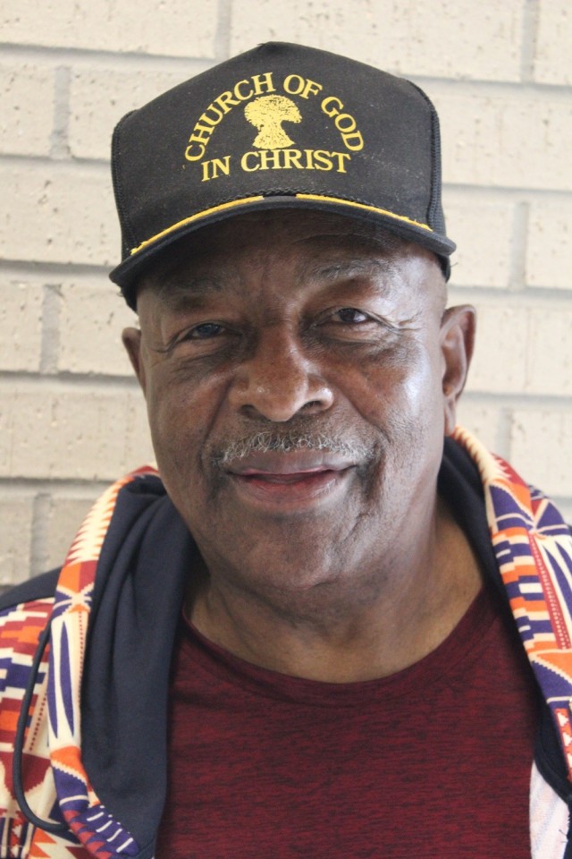 Meridianville resident Davie White attends the National Vietnam War Veterans Day ceremony March 29 at the Exchange food court.