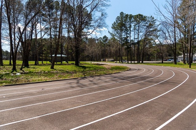 The renovated track is on Patton Road, near the Gray Road intersection.