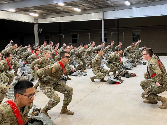 MEDCoE Commanding General recognizes 68W Combat Medic Trainee on his acceptance to West Point