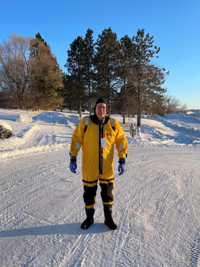 Park ranger saves man from thin ice