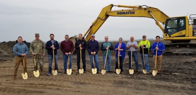 Corps and Kindred, North Dakota, break ground on sanitary sewer project