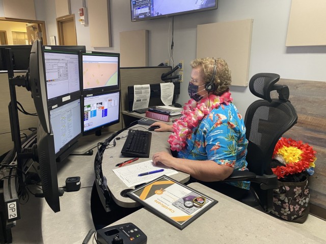 911 dispatcher honored during National Public Safety Telecommunicators Week