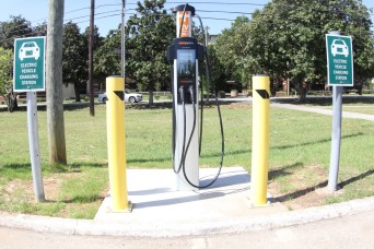 POWERING UP -- Fort Rucker installs 1st electric vehicle charging station