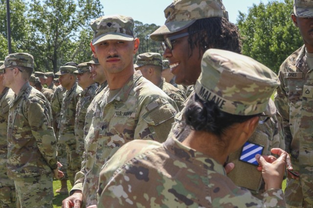 New Marne Soldiers take part in historic patching ceremony