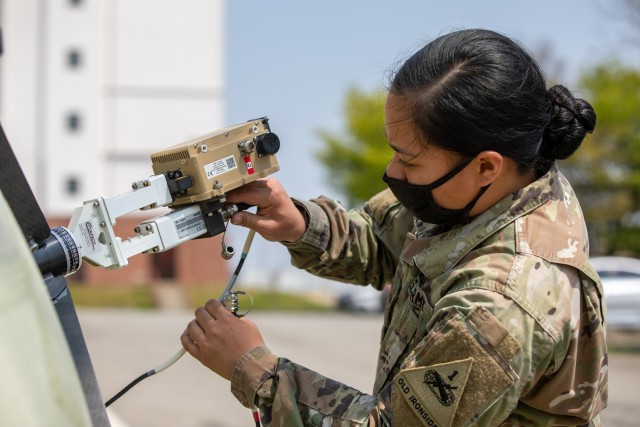 Eighth Army trains rotational Soldiers on Inflatable Satellite Antenna