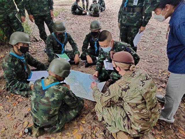 One of Army&#39;s first Maneuver Advisor Team Leader trains with the Royal Thai Army