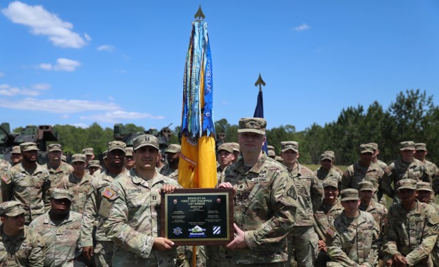 U.S. Army equips first unit with modernized Bradley