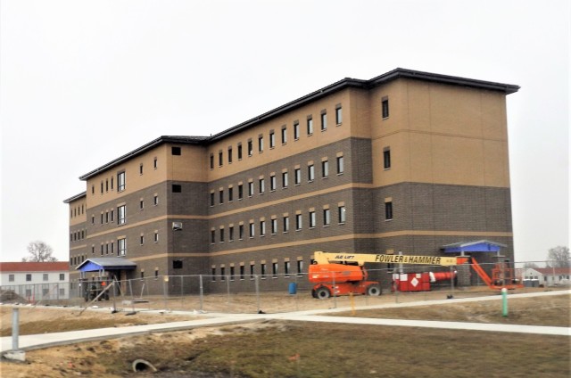 Second barracks project at Fort McCoy, funded in FY ’20, surpasses 75 percent complete