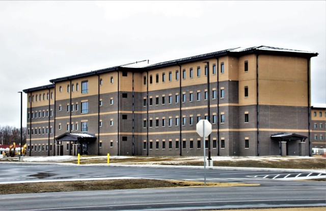 First transient troops training barracks construction project, funded in FY 2019, completed at Fort McCoy