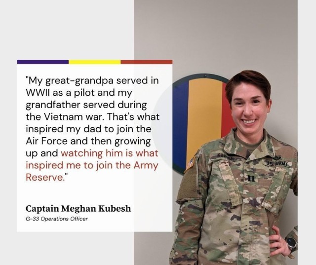 Faces of TRADOC: Capt. Meghan Kubesh, G-33 Operations Officer
