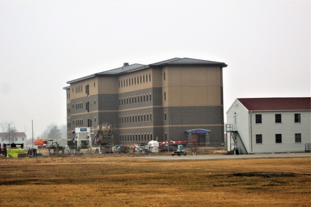 Second barracks project at Fort McCoy, funded in FY ’20, surpasses 75 percent complete