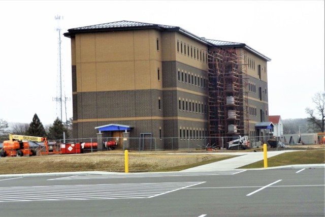 Second barracks project at Fort McCoy, funded in FY ’20, surpasses 75 percent complete