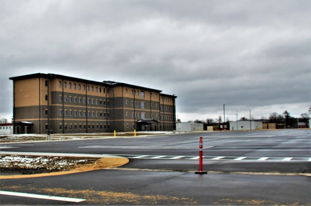First transient troops training barracks construction project, funded in FY 2019, completed at Fort McCoy