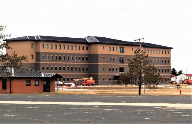 Second barracks project at Fort McCoy, funded in FY ’20, surpasses 75 percent complete