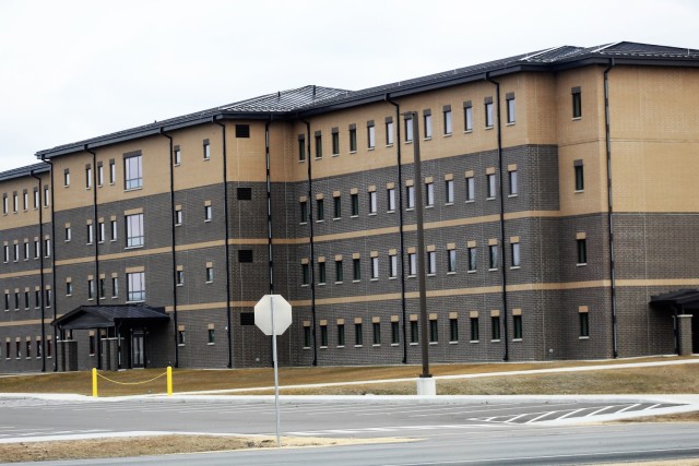 First transient troops training barracks construction project, funded in FY 2019, completed at Fort McCoy
