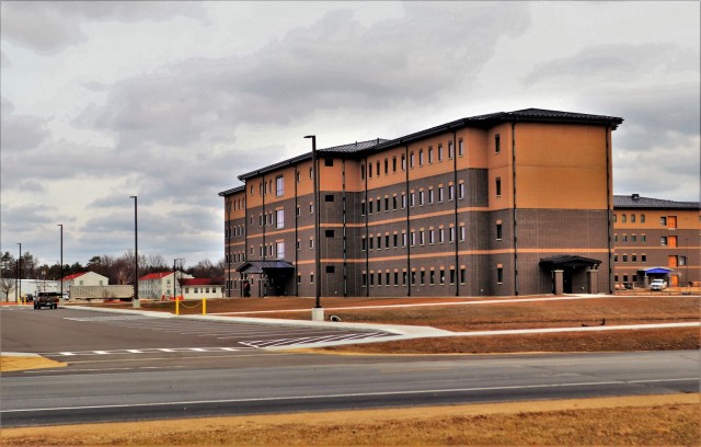 First transient troops training barracks construction project, funded in FY 2019, completed at Fort McCoy
